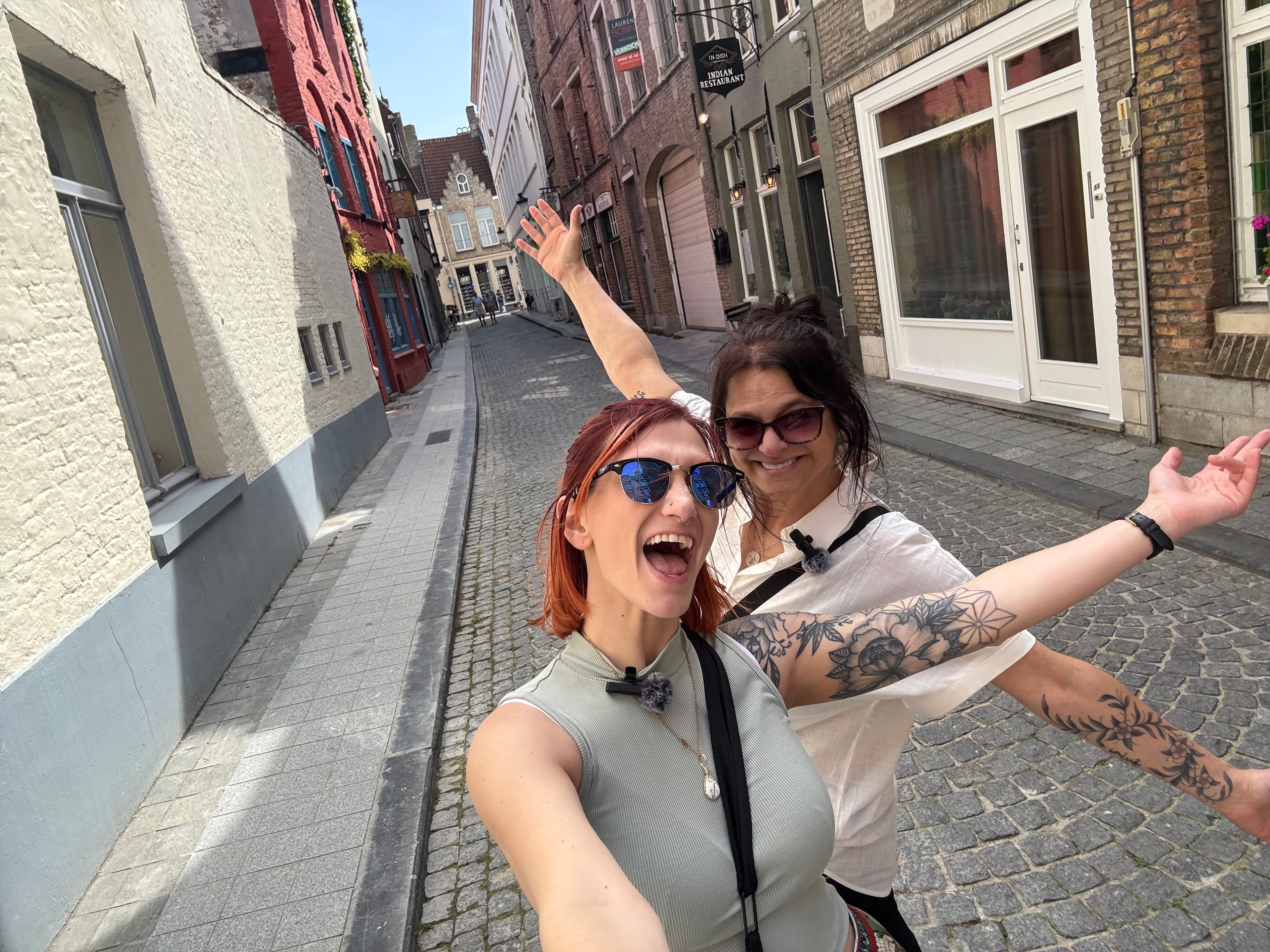 Angelique and Hunter in Bruges, Belgium